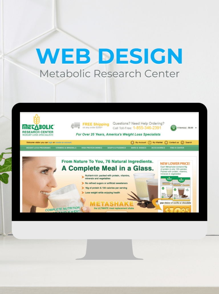 Web Design Portfolio: Metabolic Research Center