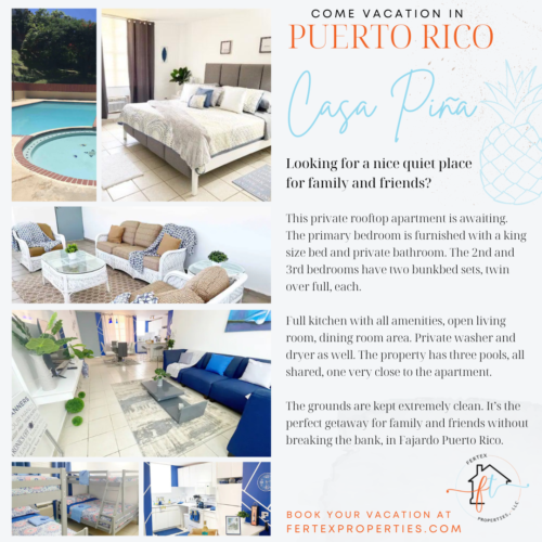Social Media: Facebook Post (FerTex Properties – Casa Pina Promo)