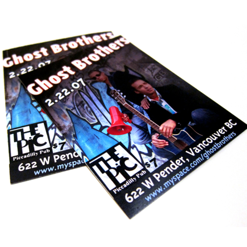 Graphic Design: Ghost Brothers (Event Flyer)