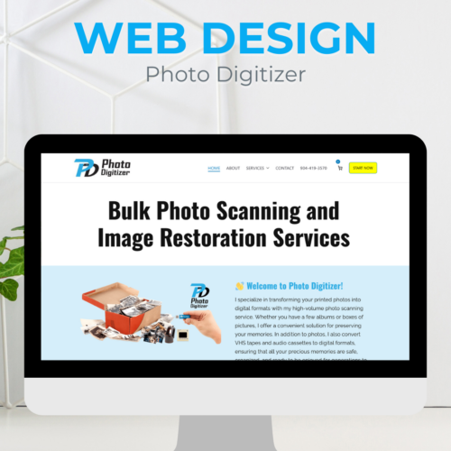 Web Design: Photo Digitizer