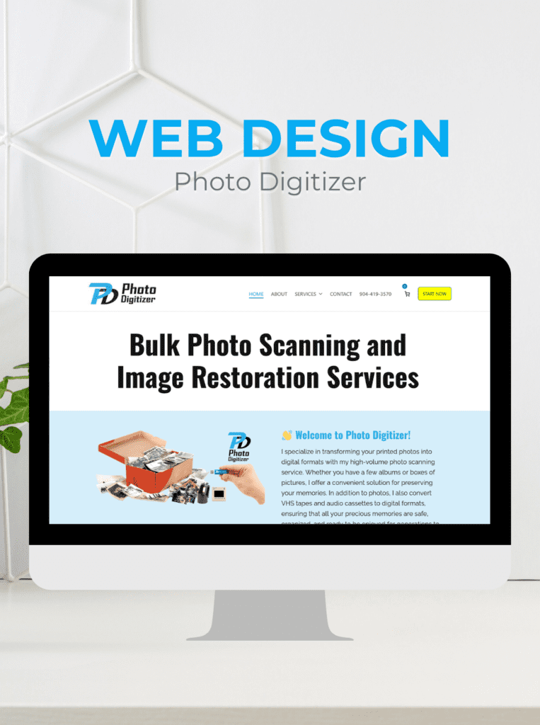 Web Design Portfolio: Photo Digitizer