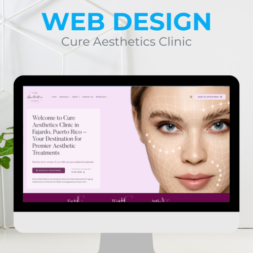 Web Design: Cure Aesthetics Clinic