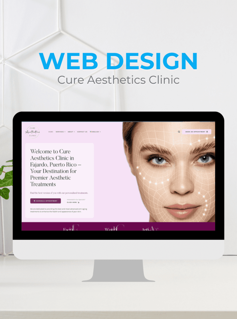 Web Design Portfolio: Cure Aesthetics Clinic