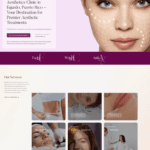 Web Design Portfolio: Cure Aesthetics Clinic