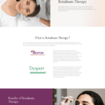 Web Design Portfolio: Cure Aesthetics Clinic